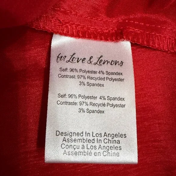 NWT For Love & Lemons Orsa Mini Dress - Picture 6 of 7